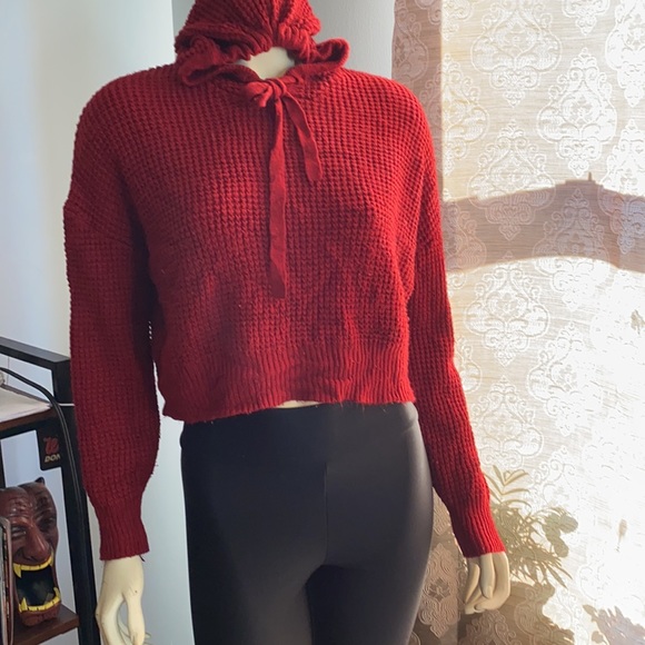 Red knit sweat too - Picture 3 of 4